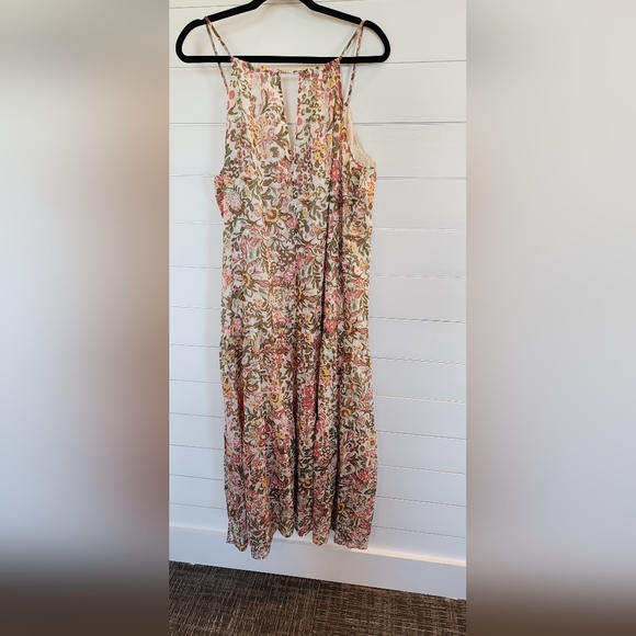 Dear John Ryo Strap halter Dress Spring Paisley Floral print  maxi NWT L… - Picture 7 of 7